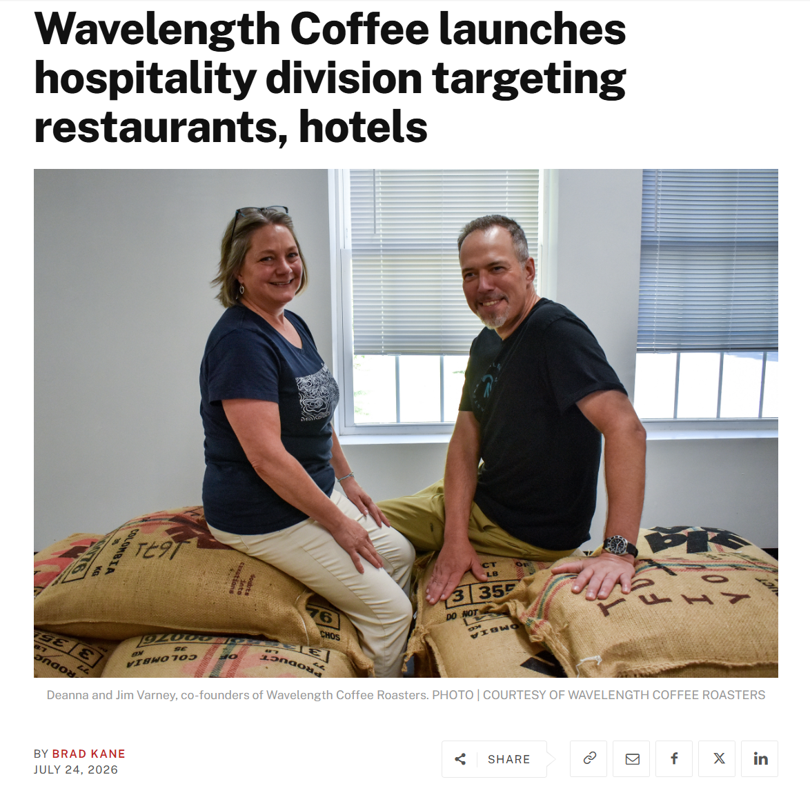 Wavelength Featured in Worcester Business Journal